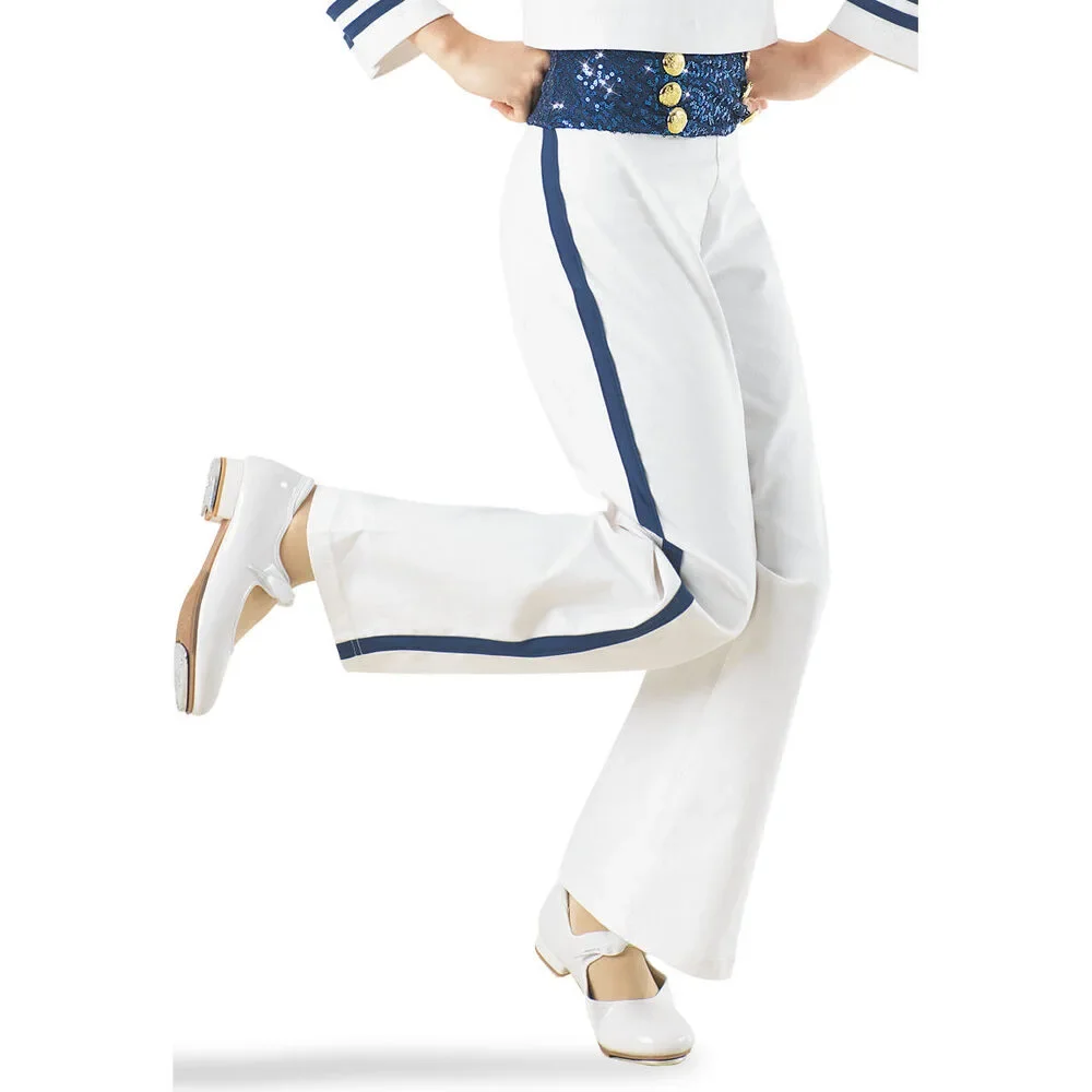Pre-Owned Dance Costume Weissman 10408 XS Child Navy Blue Jazz